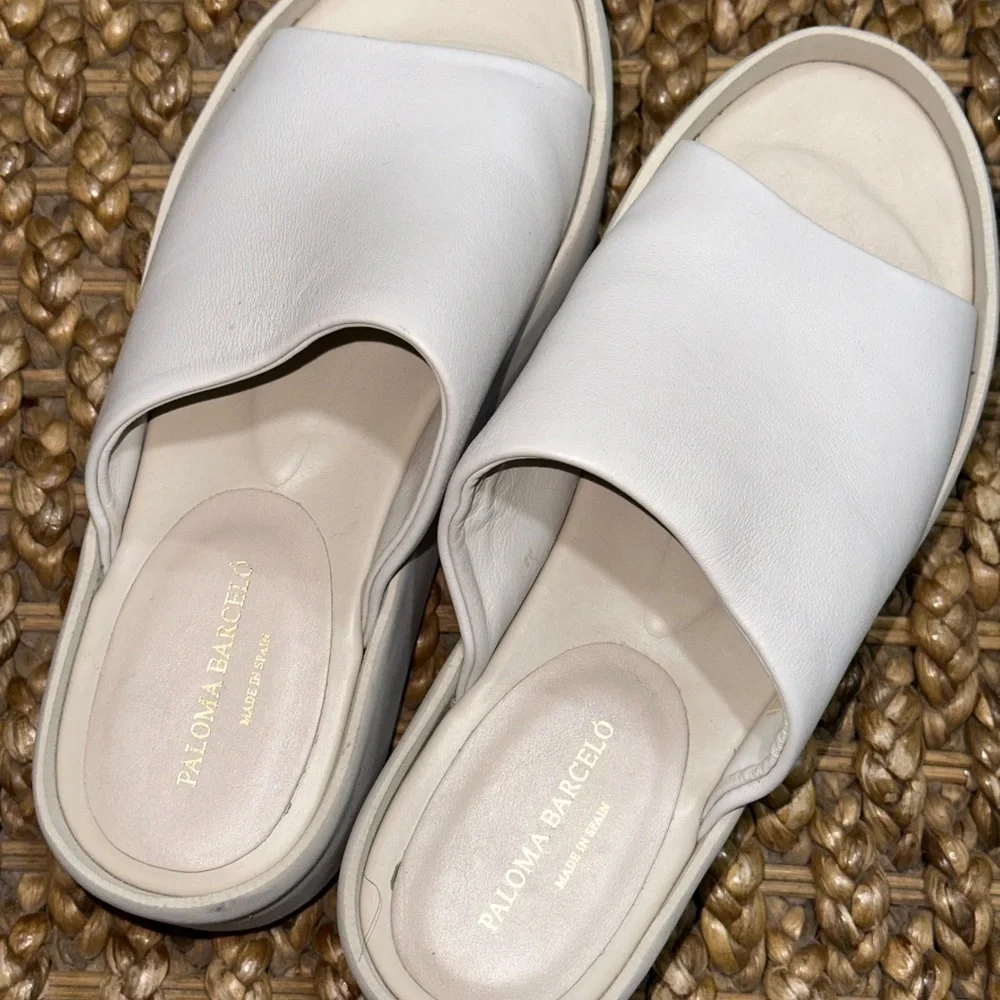 Paloma Barcelo Ivory Minsi Platform Sandal‎ Size 36